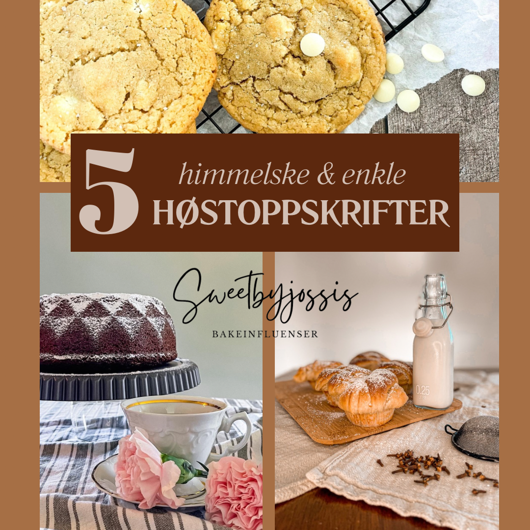 Høsten er her: 5 deilige oppskrifter for høstbakingen!